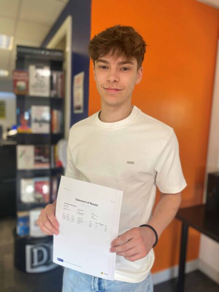Students celebrate top A-level grades